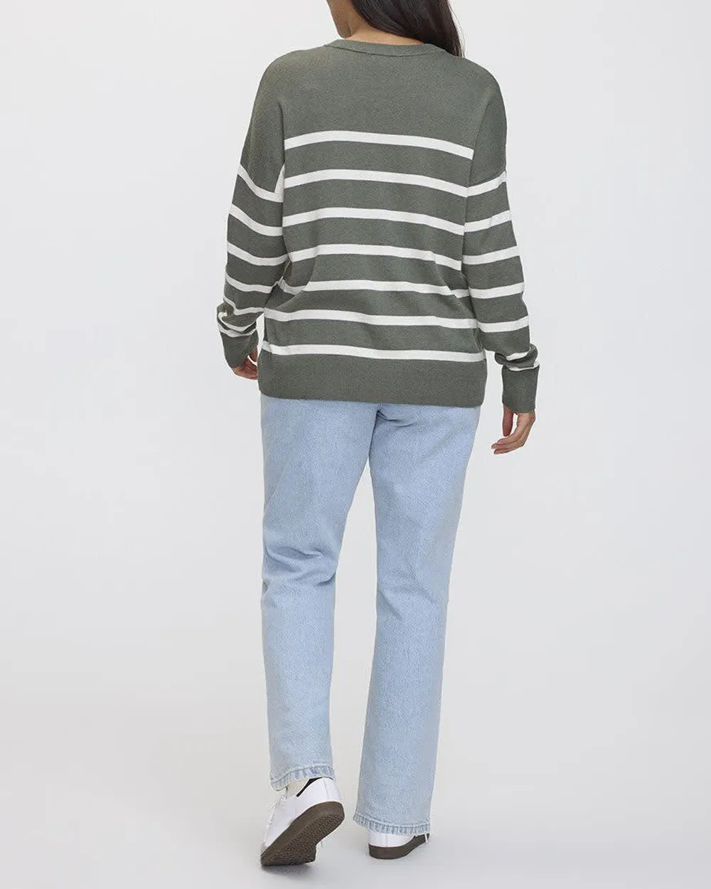 Long-Sleeve Crew-Neck Sweater