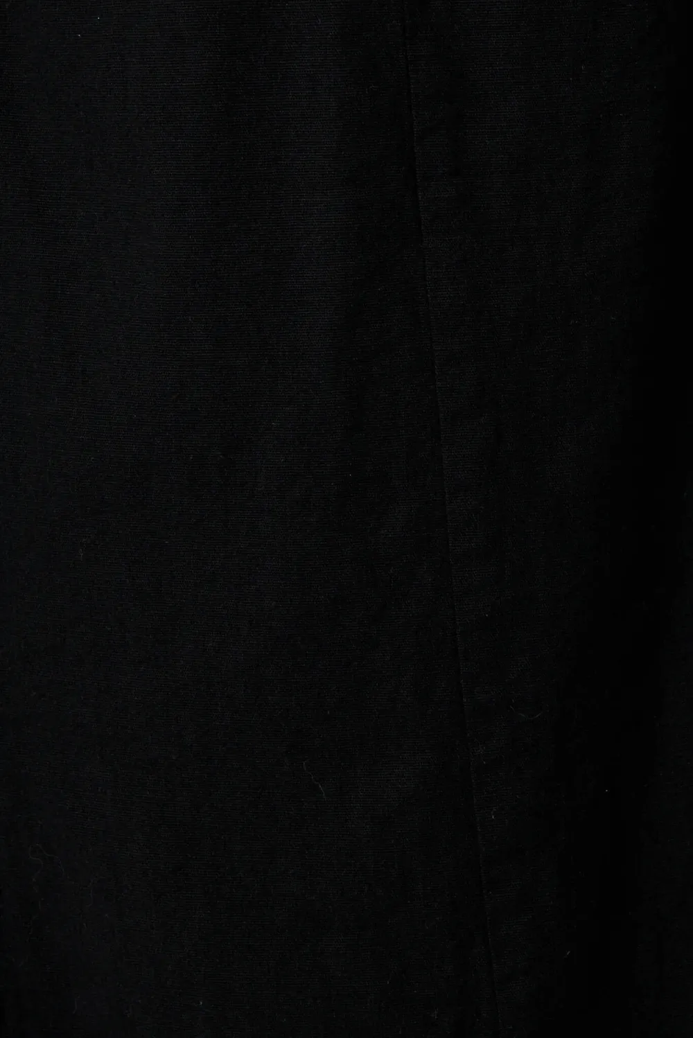 Black Elastic Waist Midi Skirt