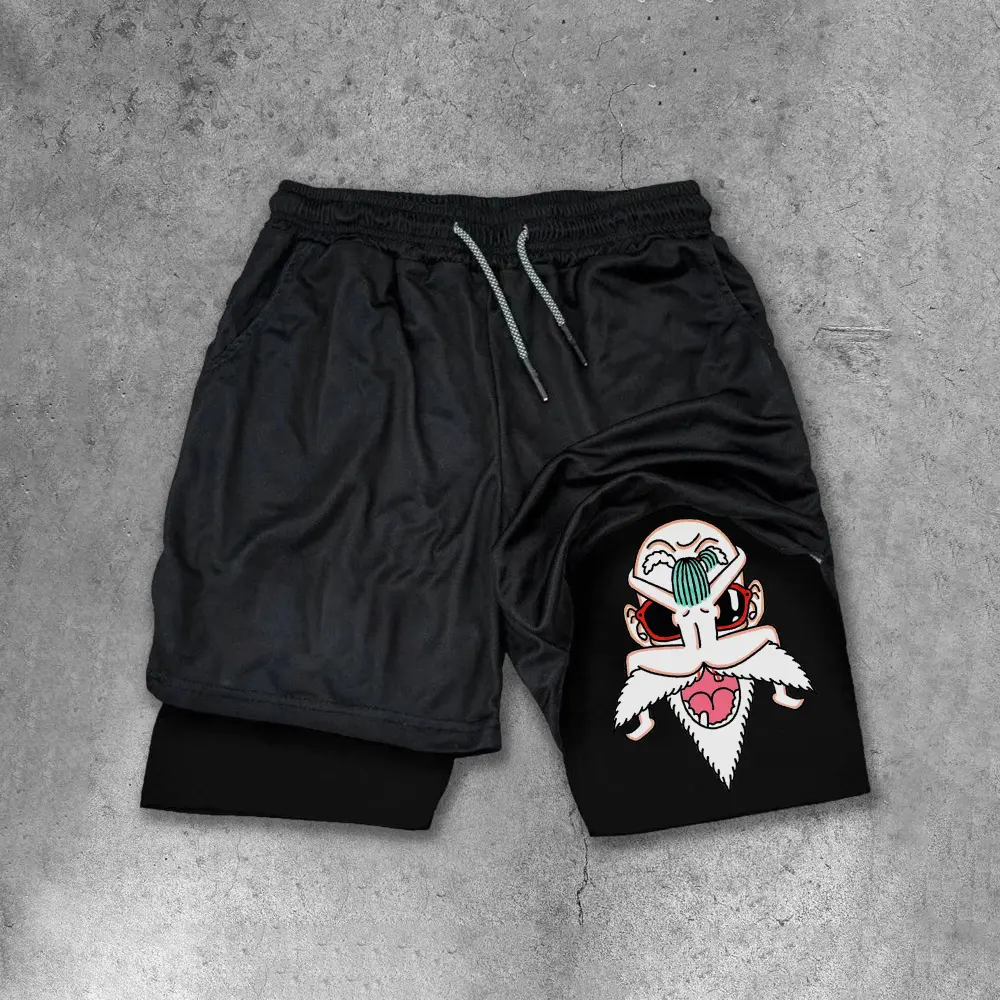 Beard Riding Printed Men's Shorts