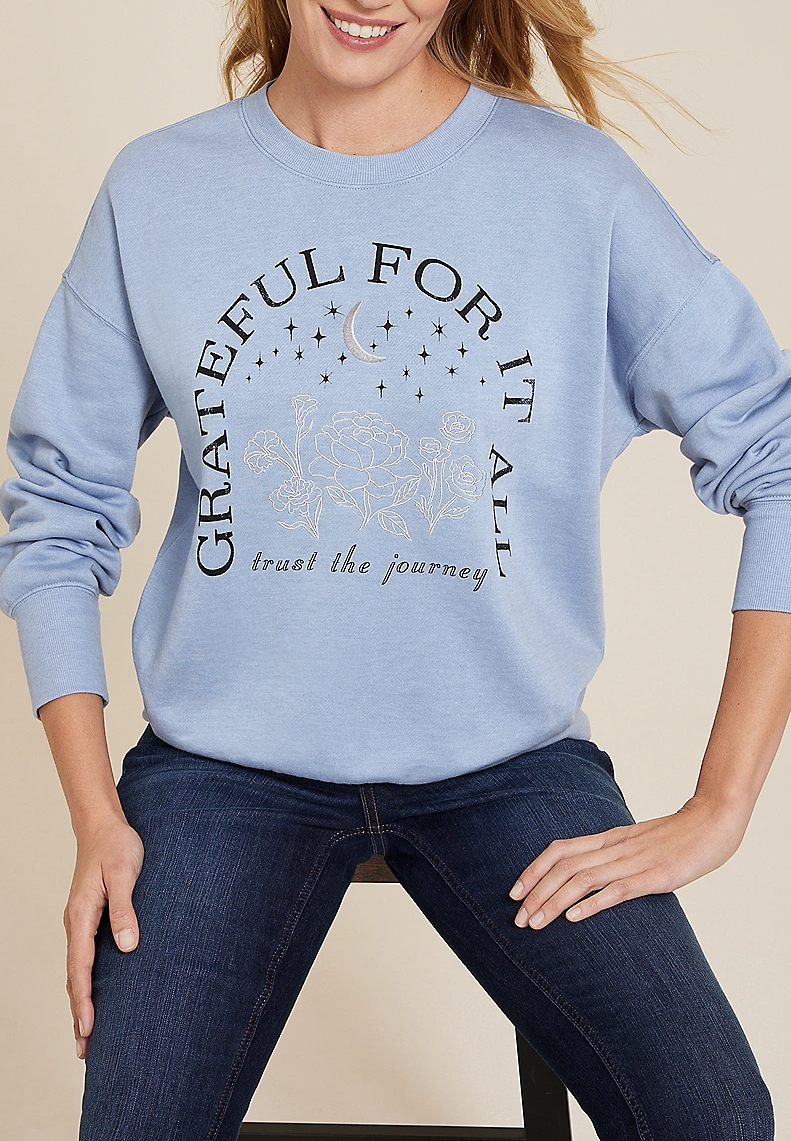 Grateful Relaxed Fit Sweatshirt