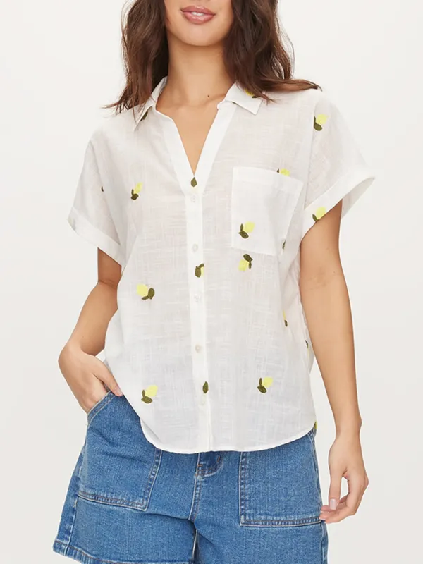 Lightweight Embroidered Shirt