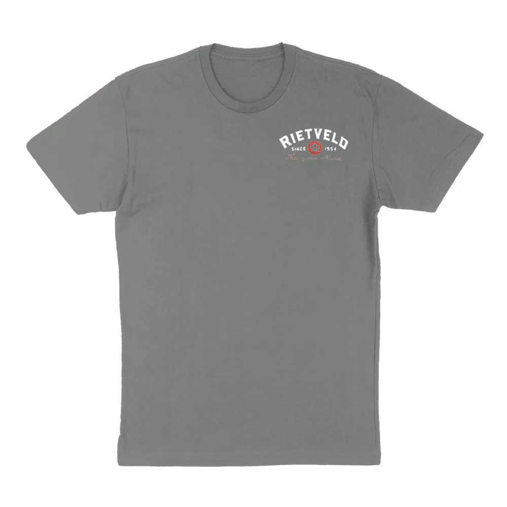 Rietveld Nouwave Classic T-Shirt, Pure Cotton Pattern Printed Short-Sleeved Top