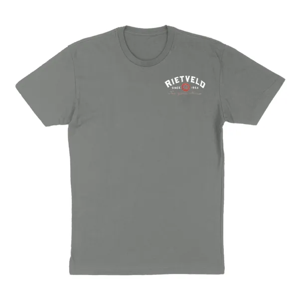 Rietveld Nouwave Classic T-Shirt, Pure Cotton Pattern Printed Short-Sleeved Top