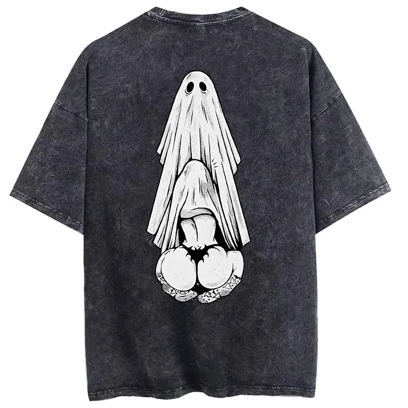 Dirty Love Printed Oversize Washed T-Shirt