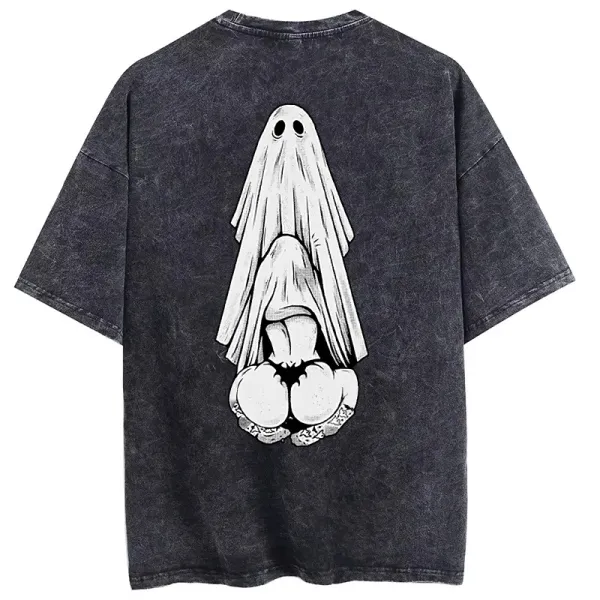 Dirty Love Printed Oversize Washed T-Shirt
