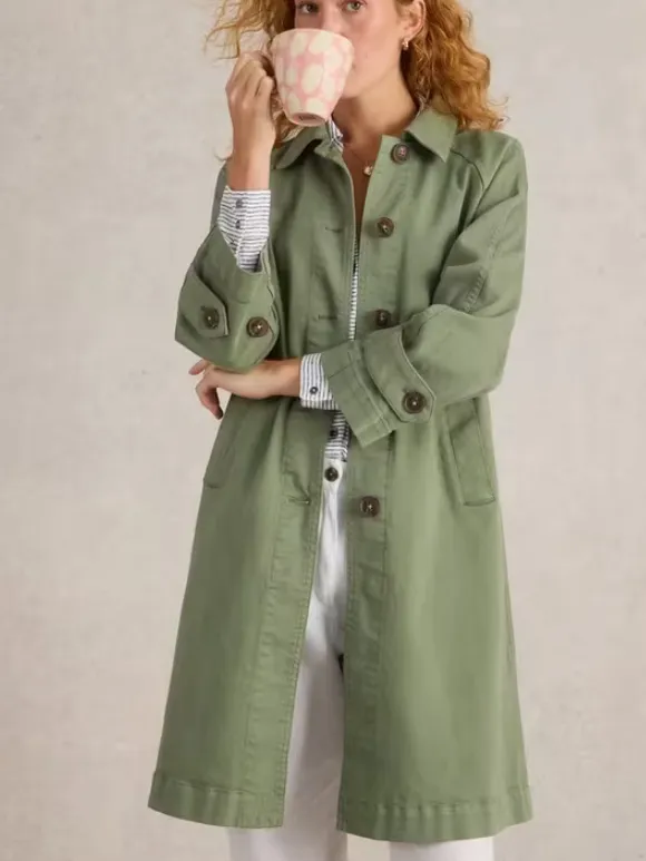 Oakleigh Denim Collared Coat