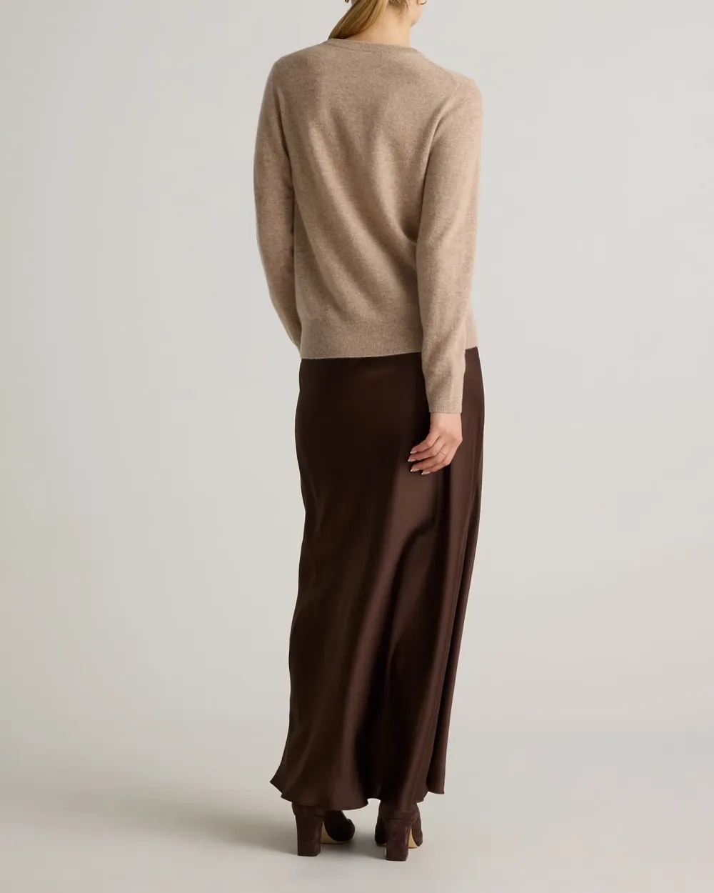 Regular Mongolian Cashmere Crewneck Sweater