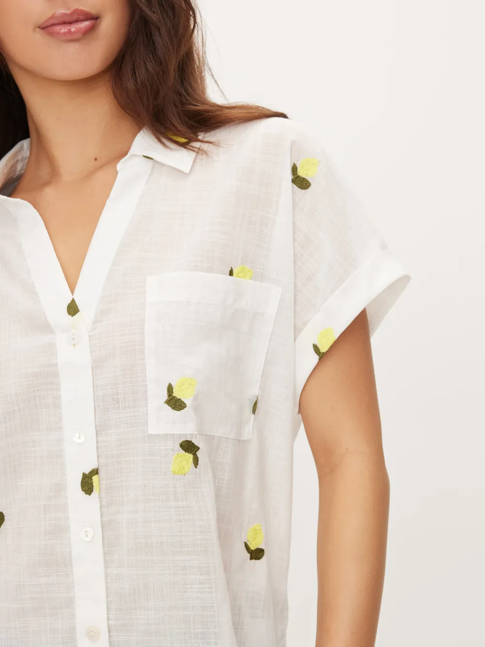 Lightweight Embroidered Shirt