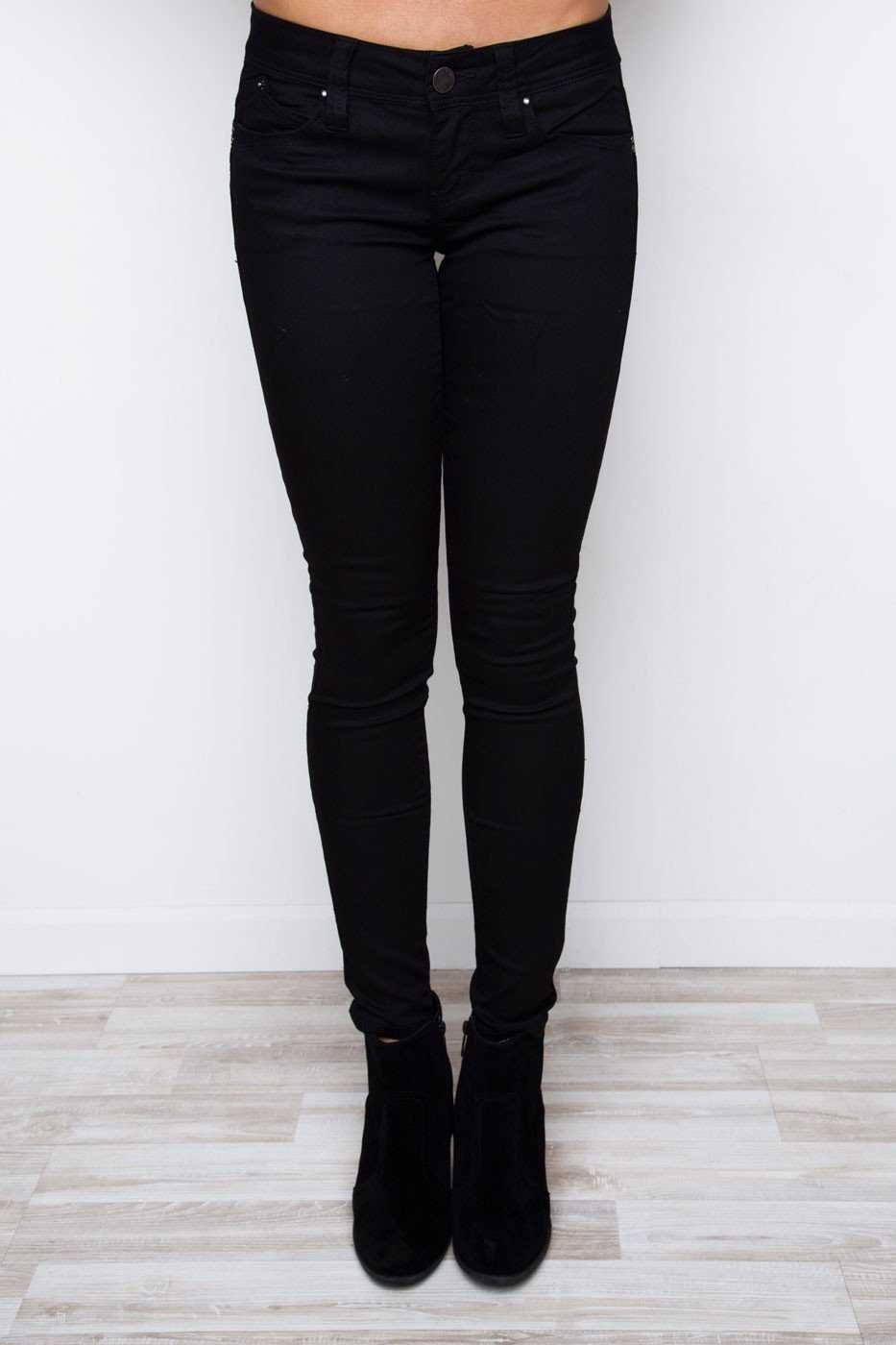 Skinny Lifter Jeans - Black