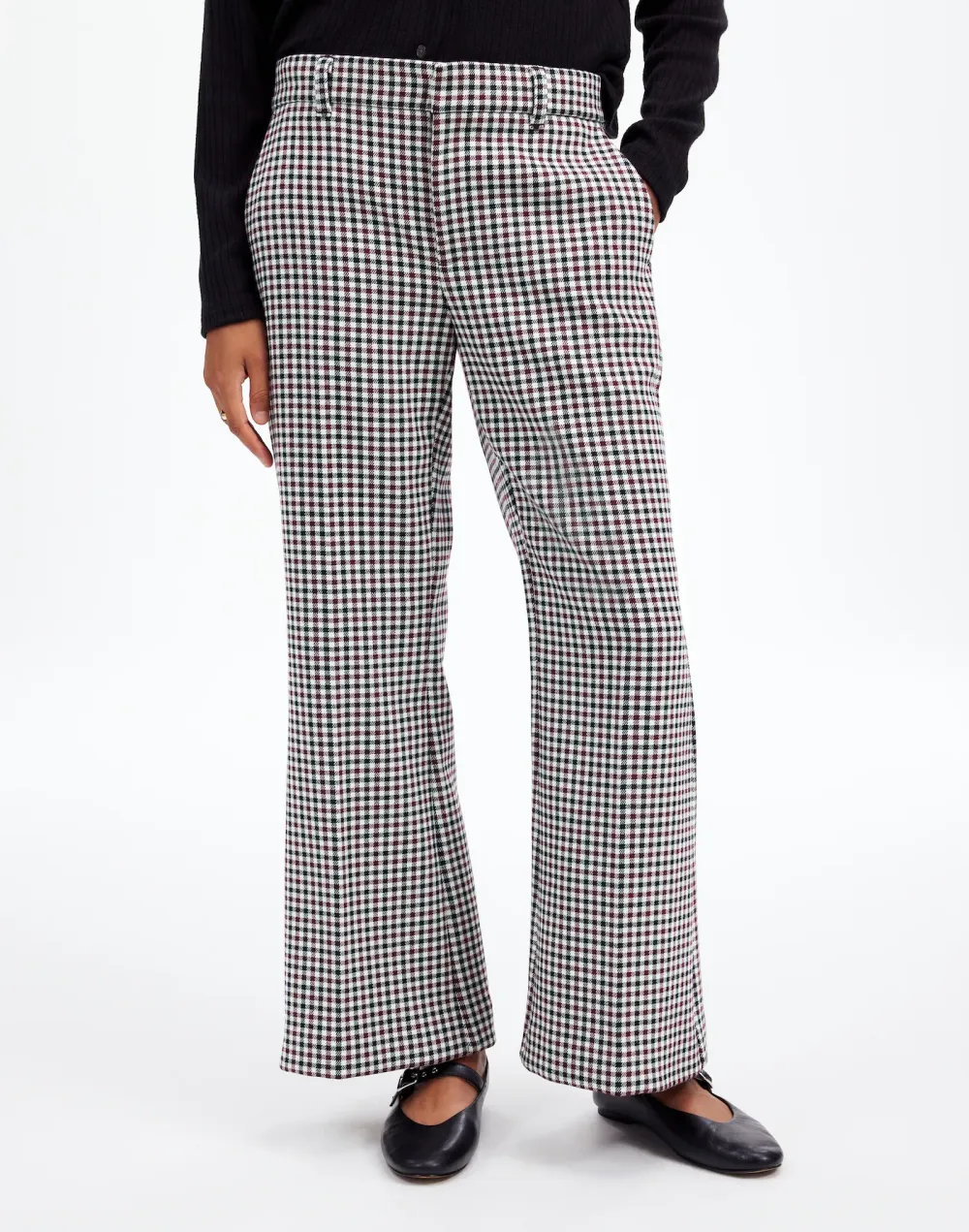 Kick Out Crop Pants in Stretch Twill