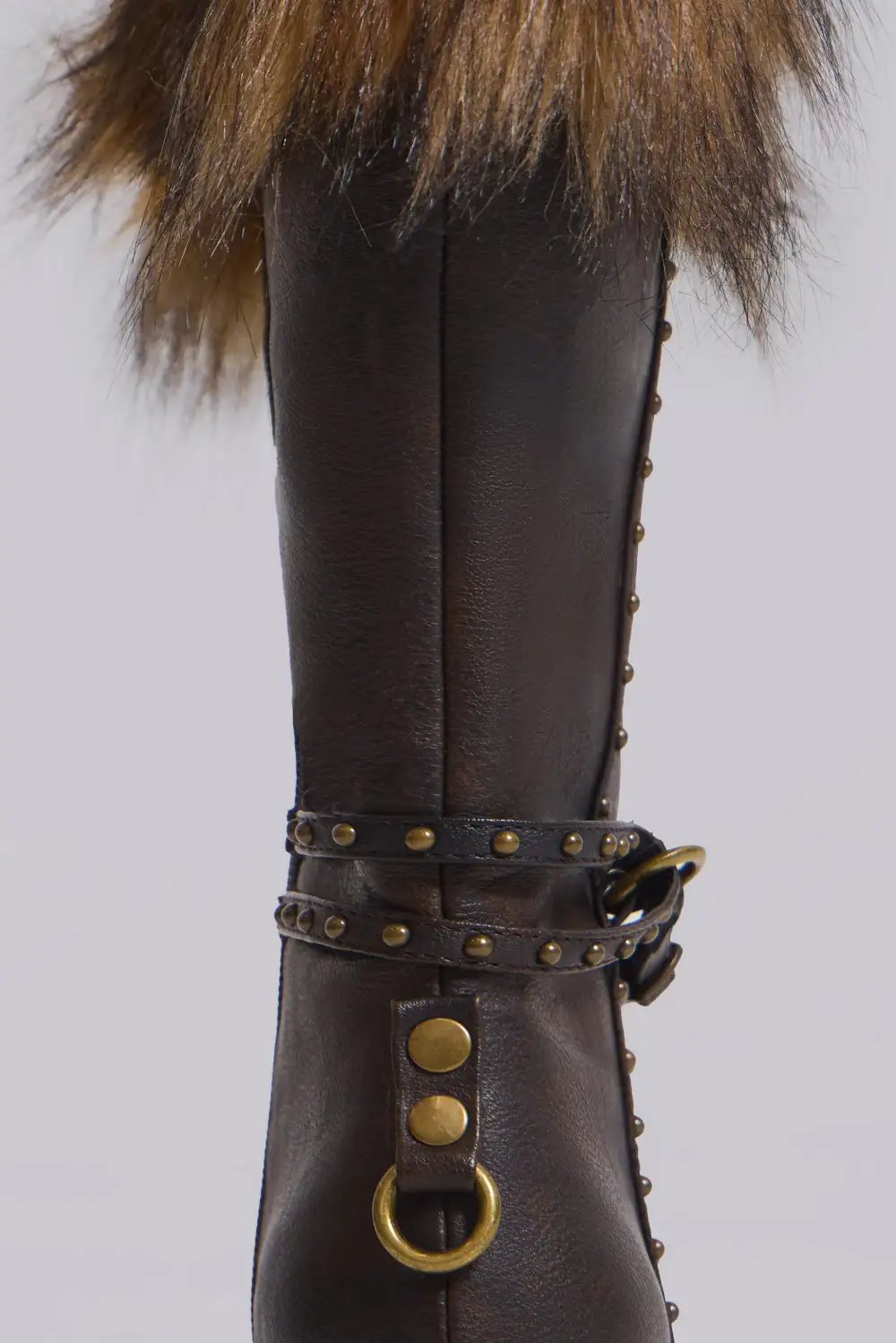 Fauna Faux Fur Heeled Boot