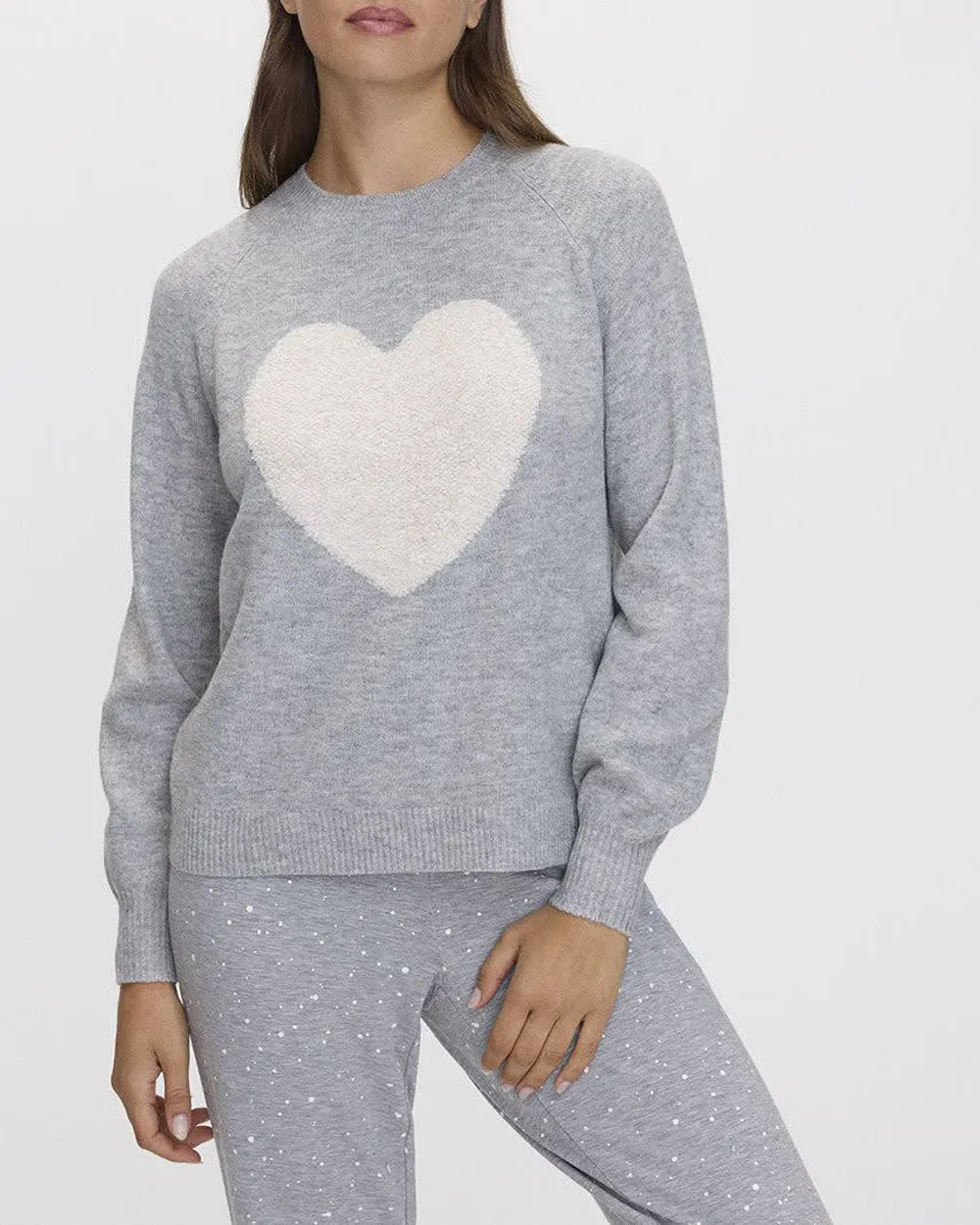 Long-Sleeve Crew-Neck PlushSoft Sweater