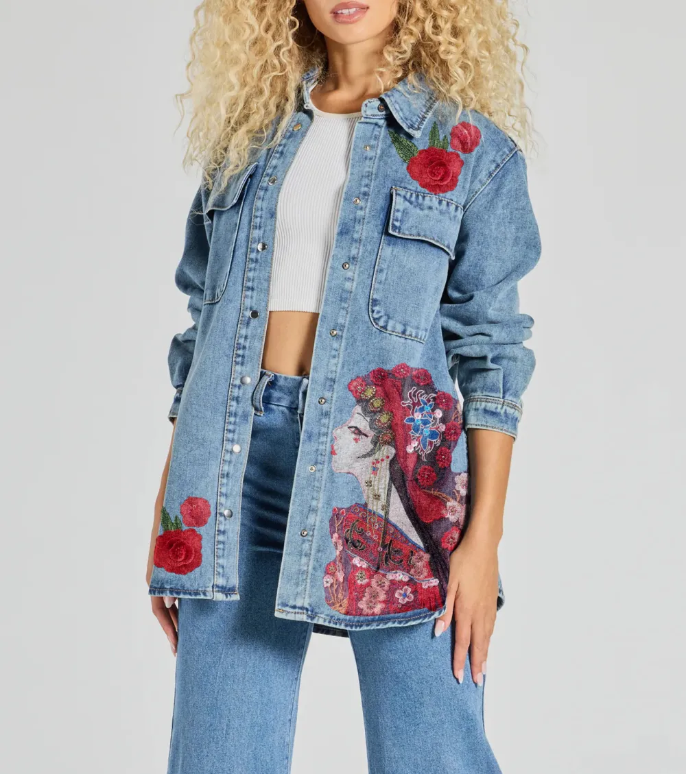 Casual Fave Button-Down Denim Shacket