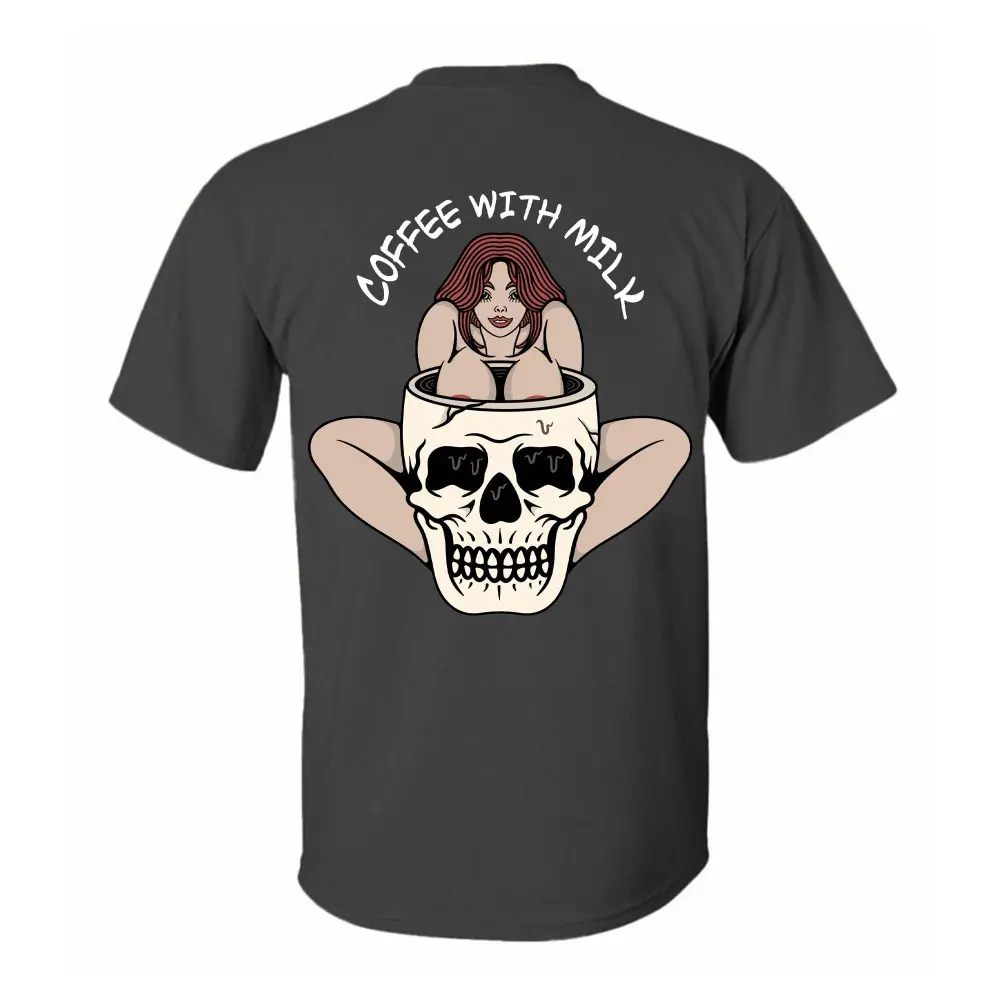 Coffee With Milk Printed Men's T-shirt