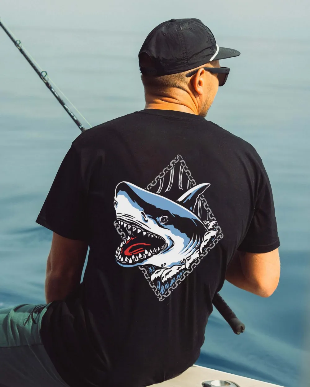 Ocean Vicious Sharks Printed Men's T-shirt