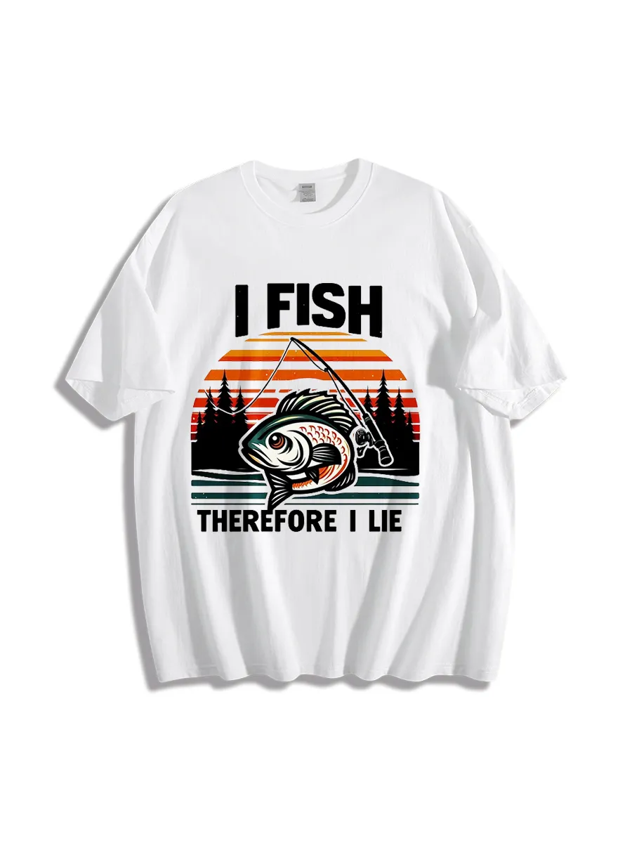 I Fish, Therefore I Lie T-Shirt
