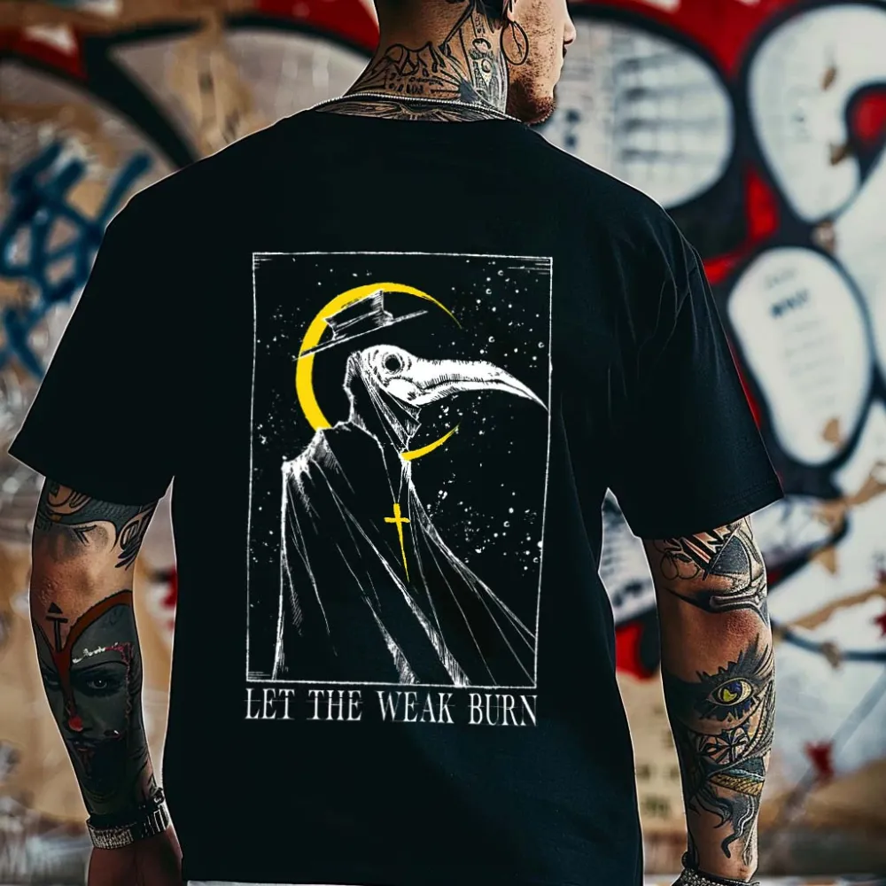 Let The Weak Burn Printed Men's T-shirt