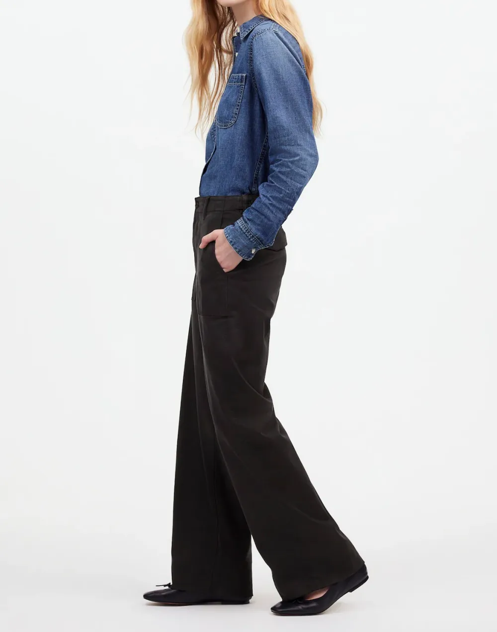 Low-Slung Baggy Utility Pants