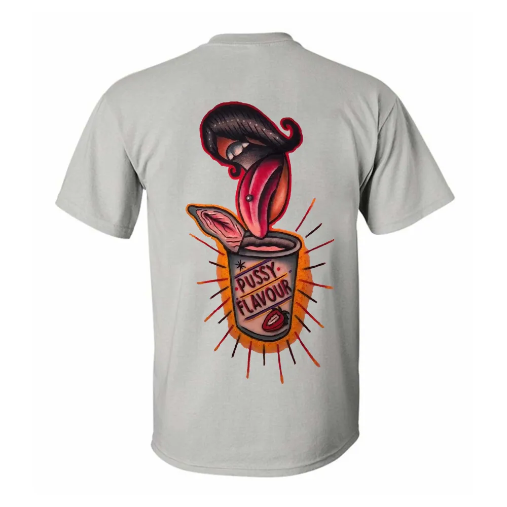 Pussy Flavour Printed Men's T-shirt