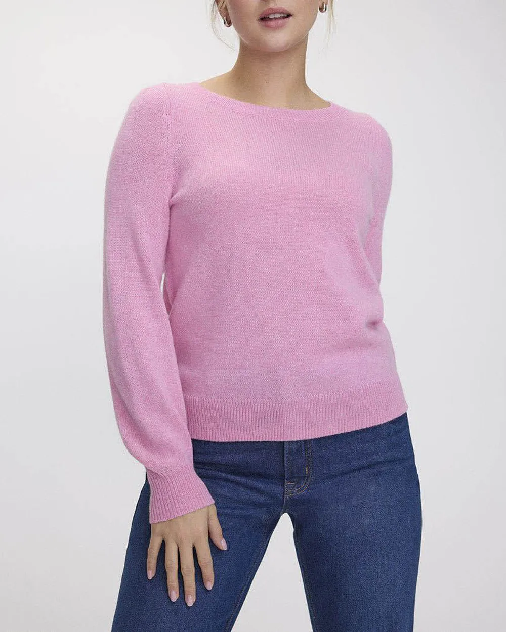 Cashmere-Blend Boat-Neck Sweater