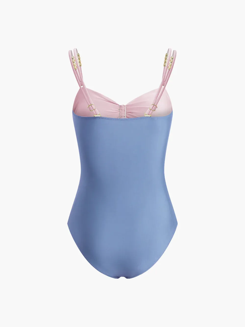 Cutout Contrast One Piece Swimsuit