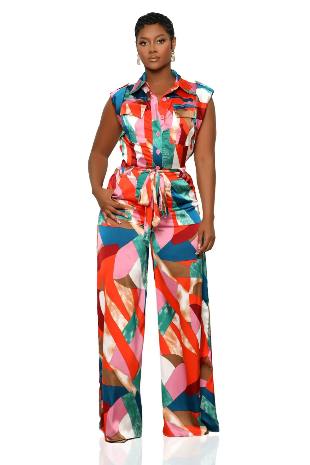 Mastering Art Jumpsuit (Multi Color)-FINAL SALE