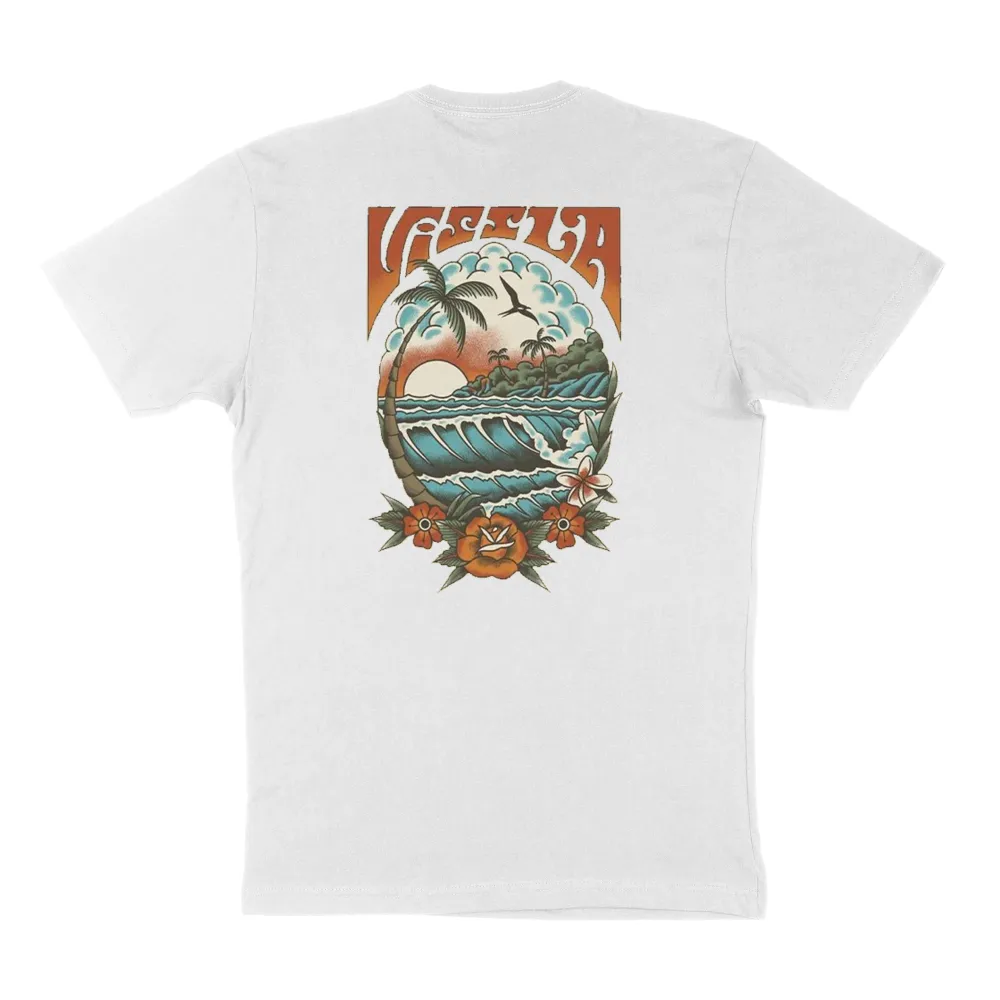 Pure Cotton Round-Neck Organic Printed T-Shirt With Artistic Pattern Printing