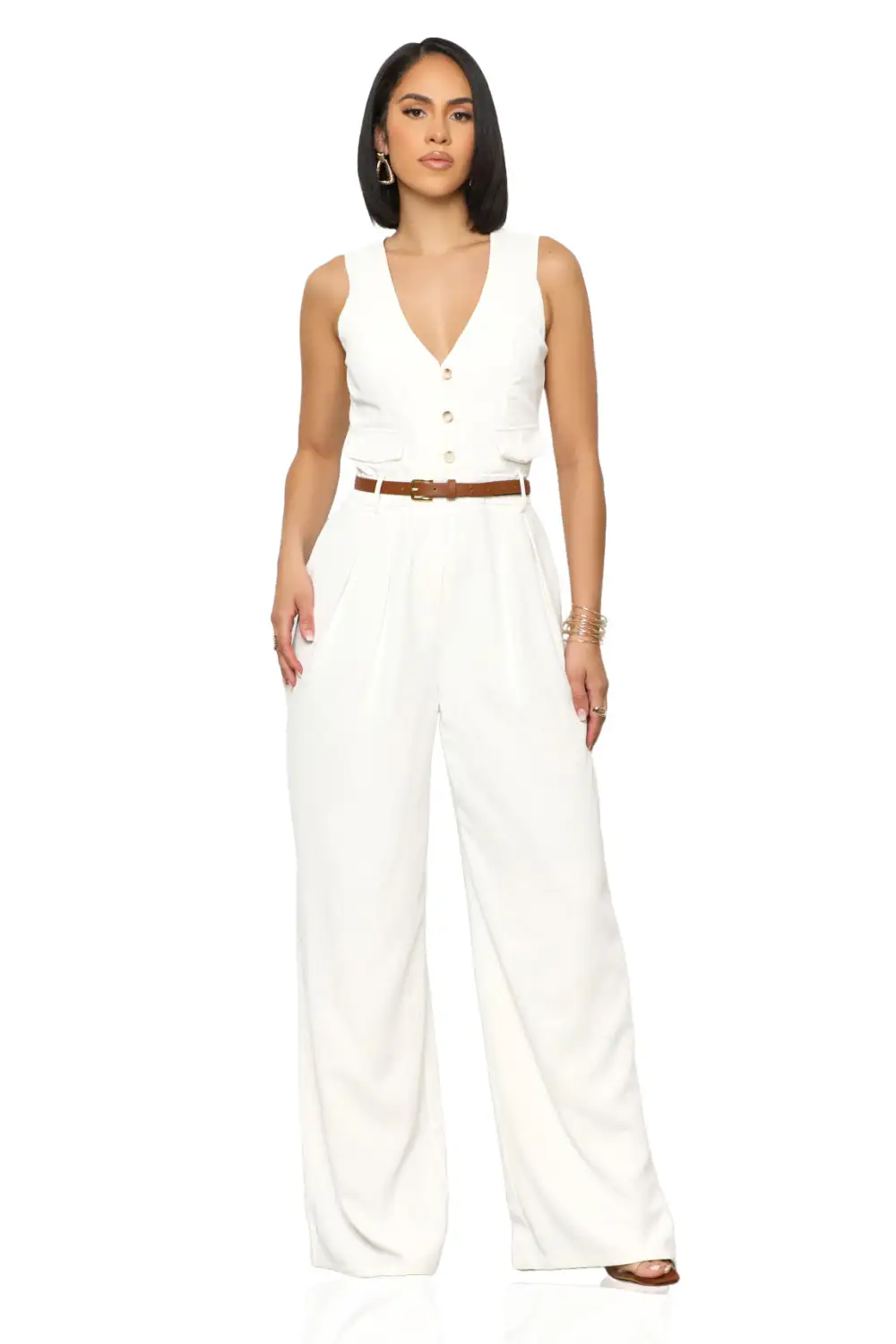 Coastal Serenity Jumpsuit (White)