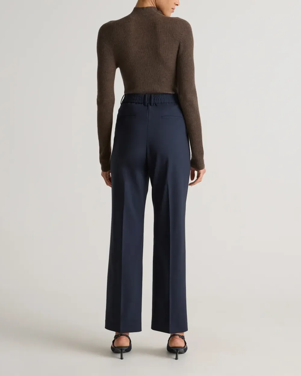 Italian Wool Straight Leg Pants