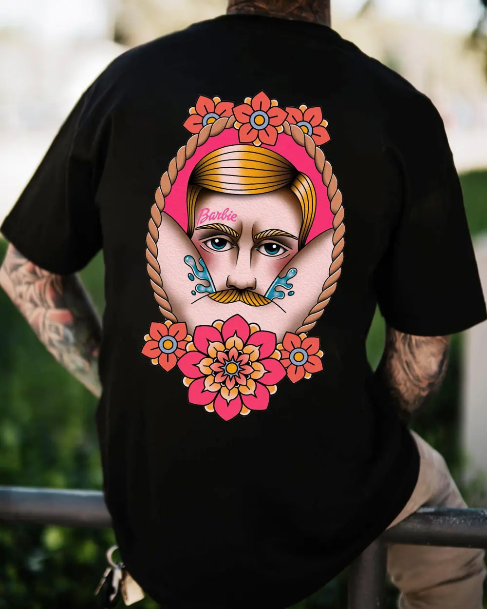 Bearded Man Printed Men's T-shirt