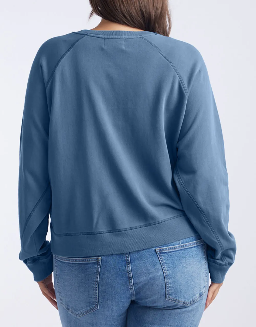 Le Marais Paris Sweat - Washed Slate/Sorbet