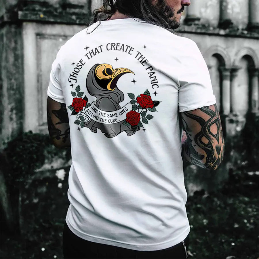 Those That Create The Panic Printed Men's T-shirt