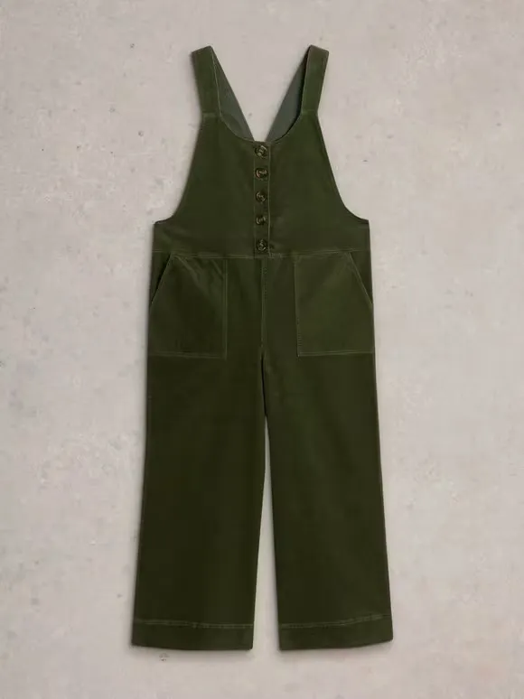 Scoop Neck Viola Cord Dungaree