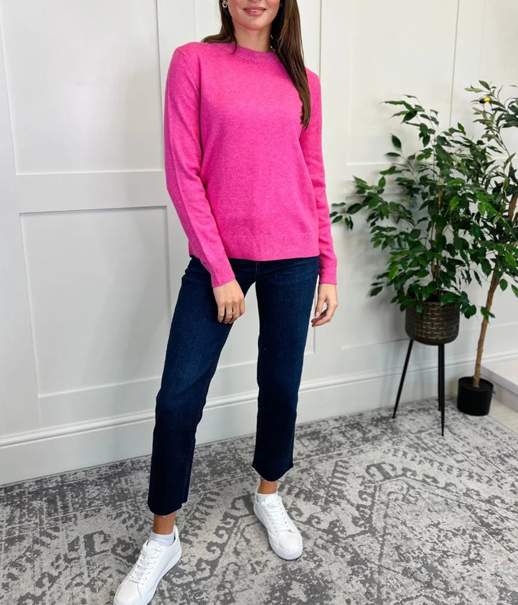 Pink Recycled Blend Jumper