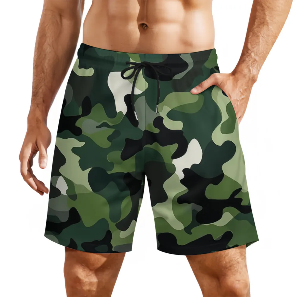 Various Colors Camouflage Sports Beach Shorts