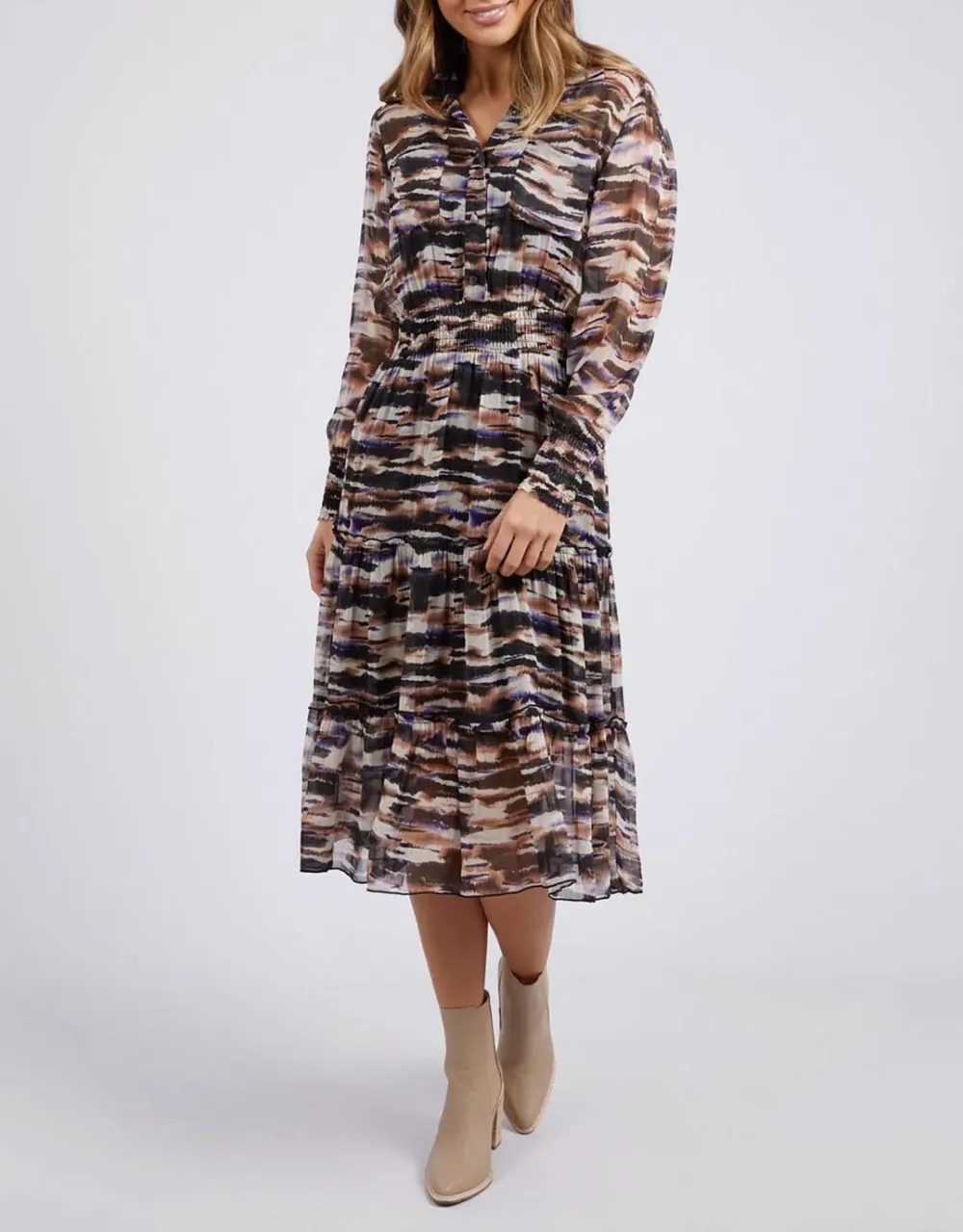 Mala Abstract Dress - Mala Abstract