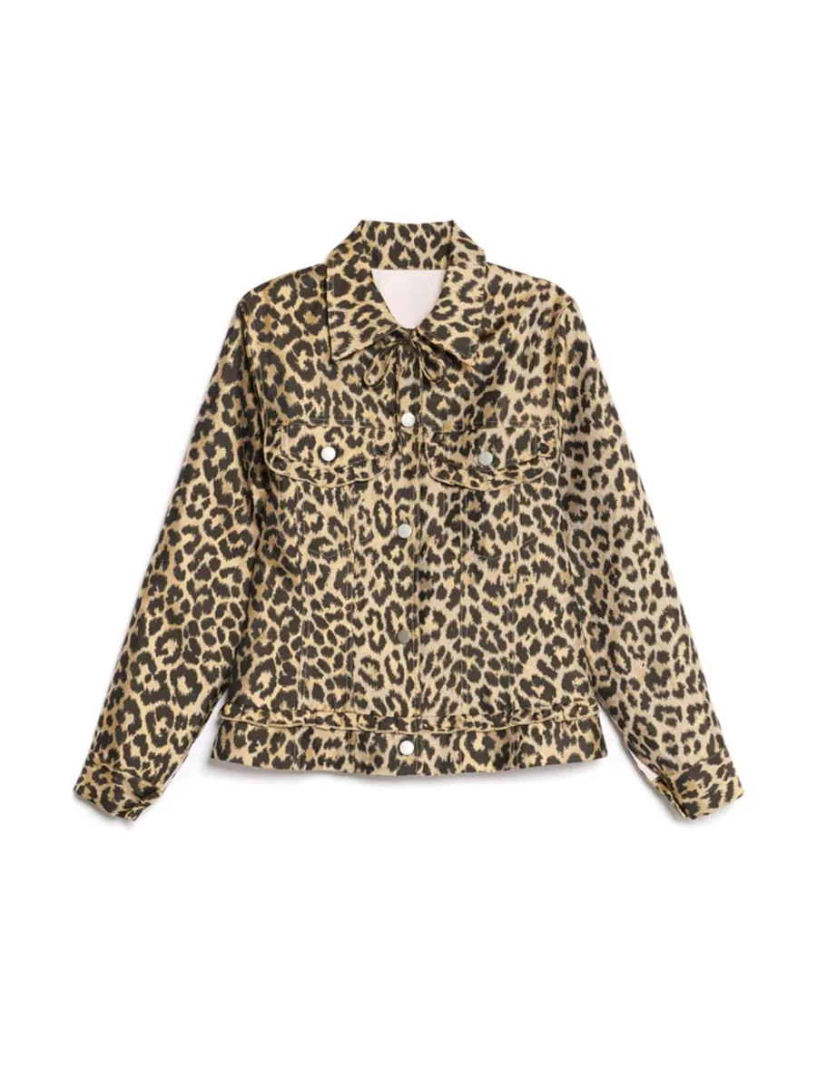 Lola Leopard Jacquard Jacket