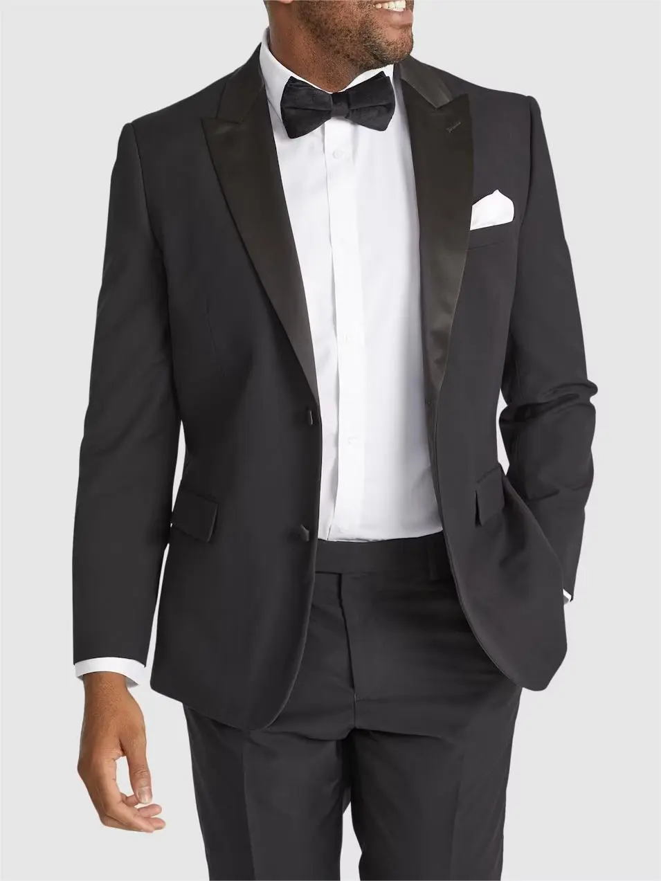 BLACK ELVIS TUXEDO SUIT JACKET