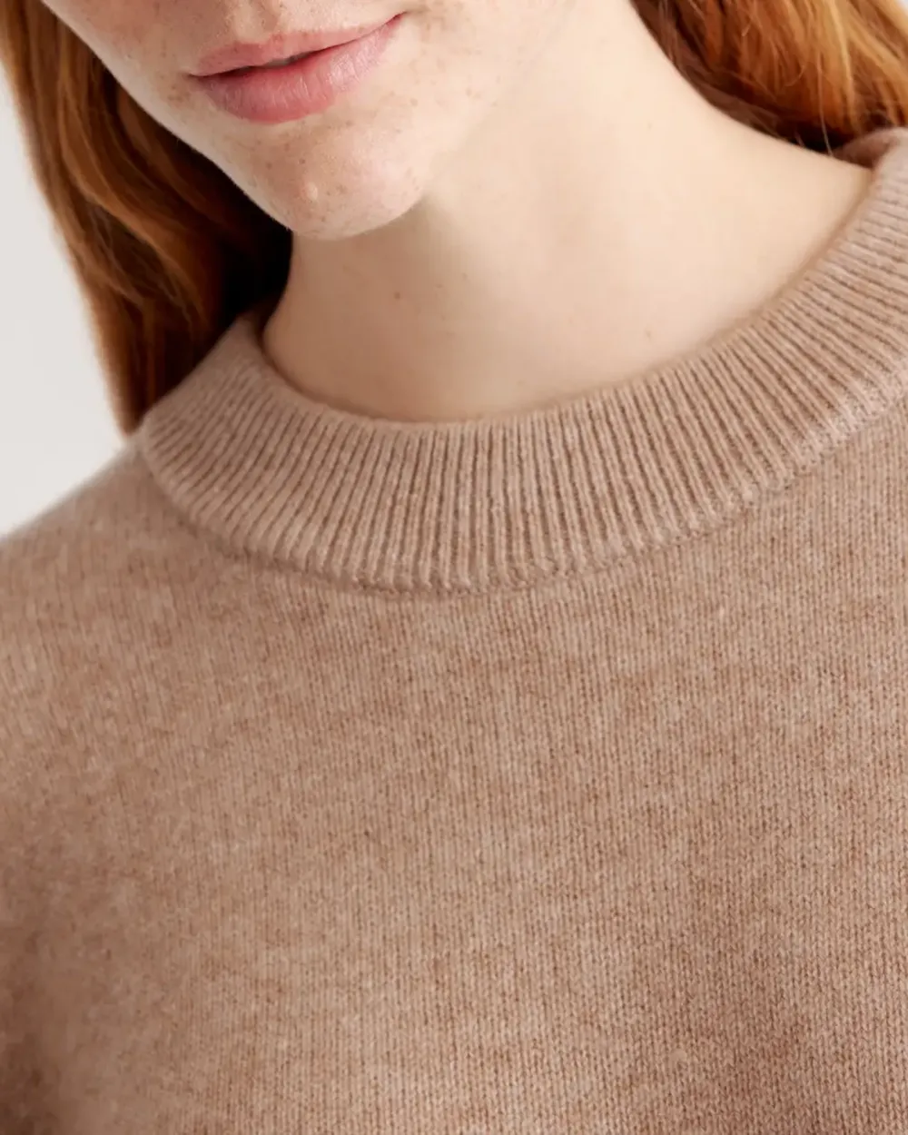 Loose Crew Neck Cashmere Oversized Sweater