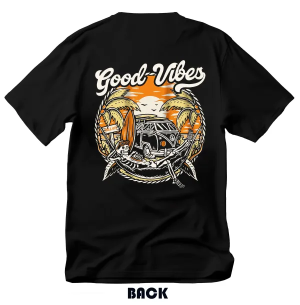 Good Vibes Printed Men's T-shirt
