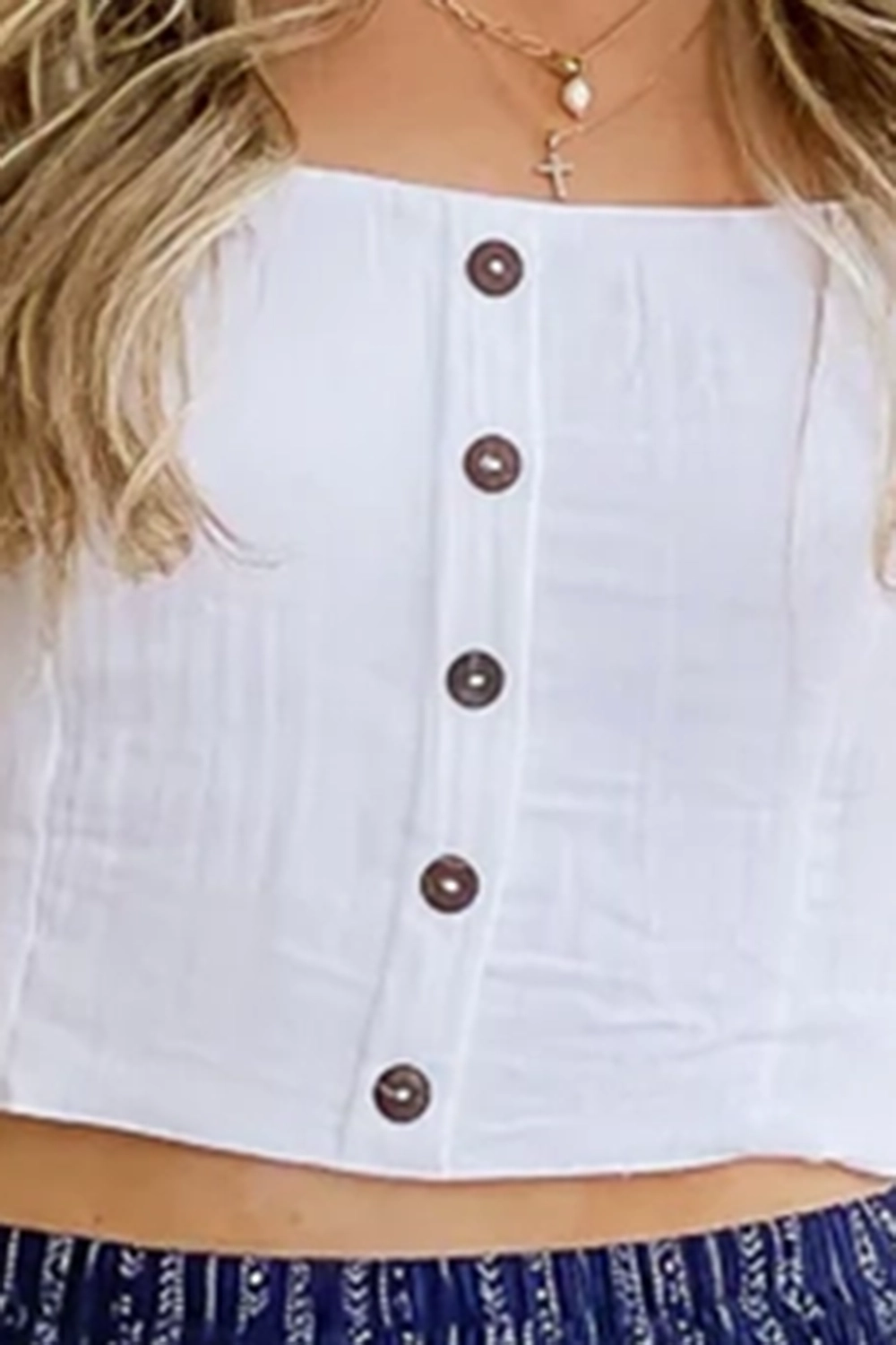 Sexy button-down top