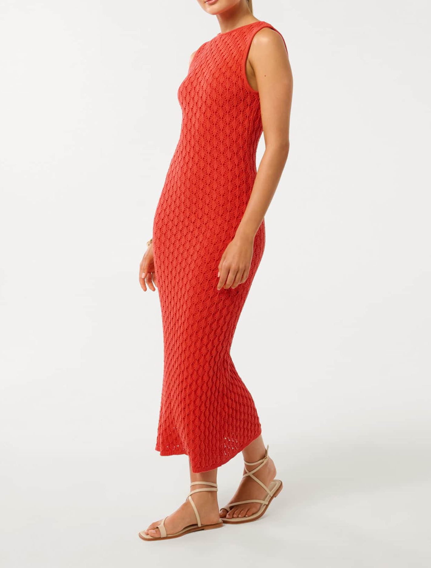 Eloise Crochet Knit Maxi Dress