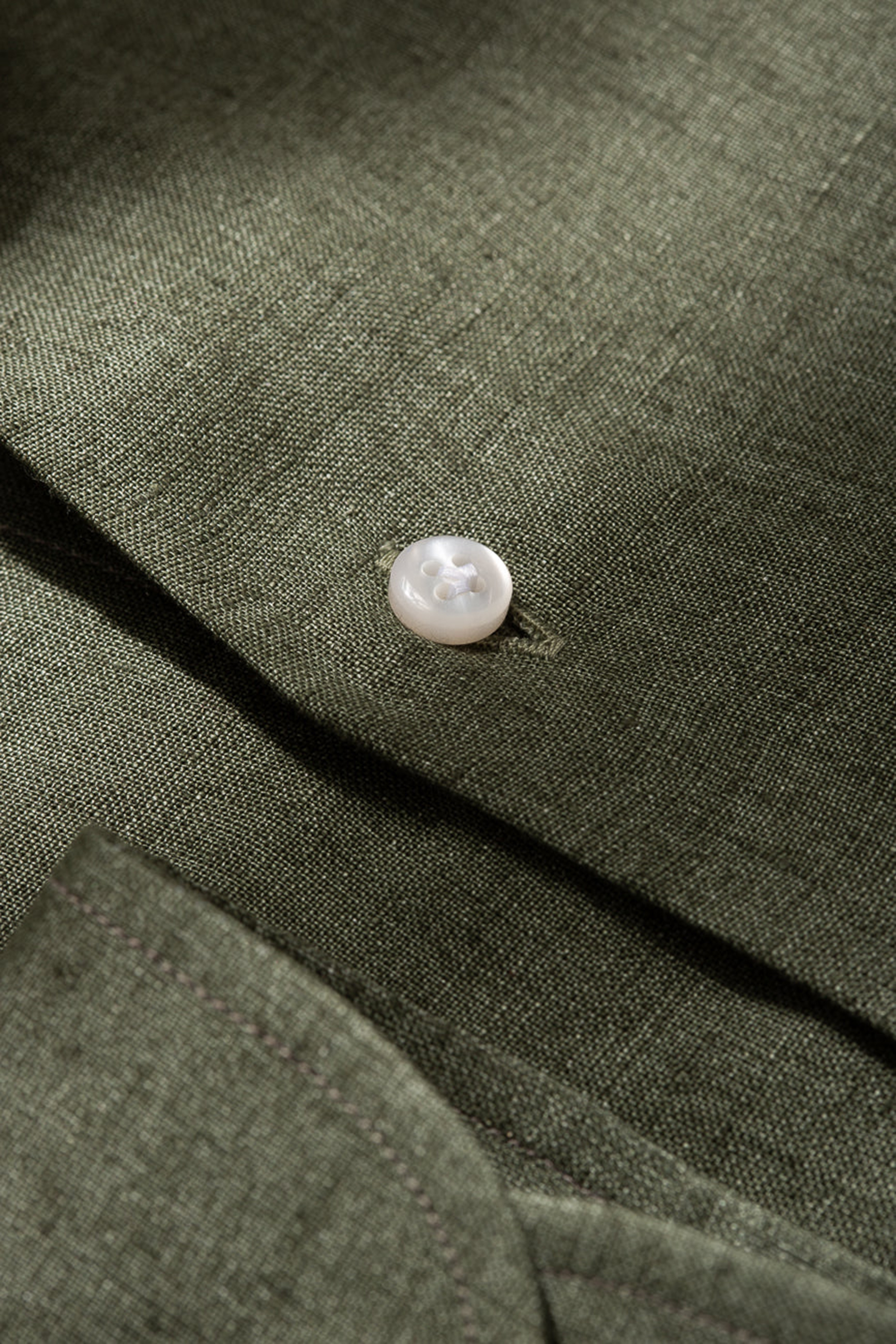 Green Linen Shirt