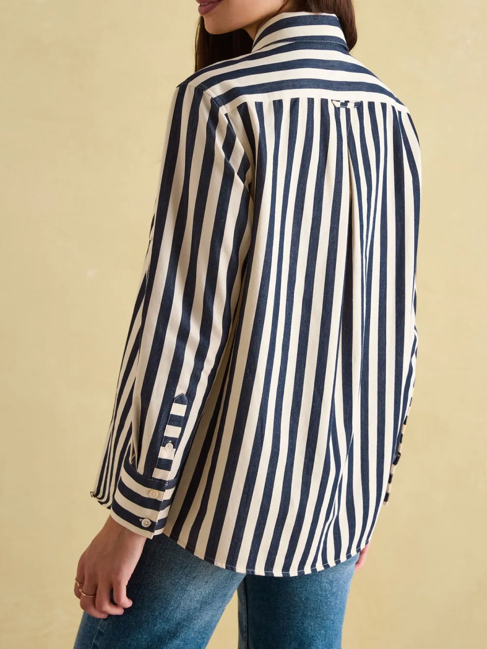 Daily Amilla Red & Cream Stripe Shirt