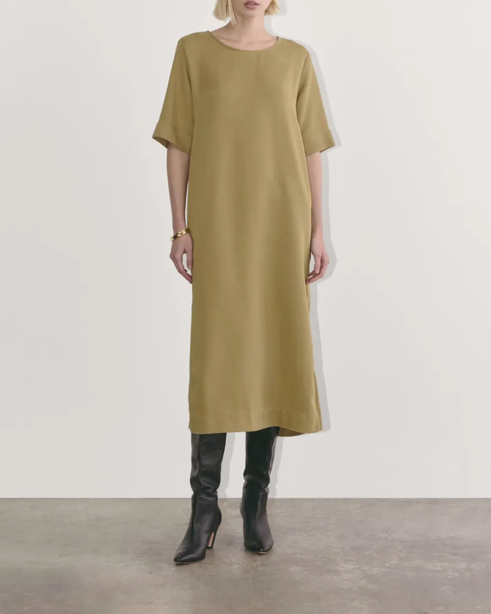 The Relaxed T-Shirt Dress in Buttersoft