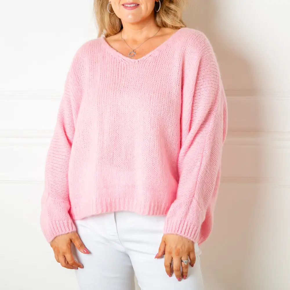 Mohair V-Neck Jumper