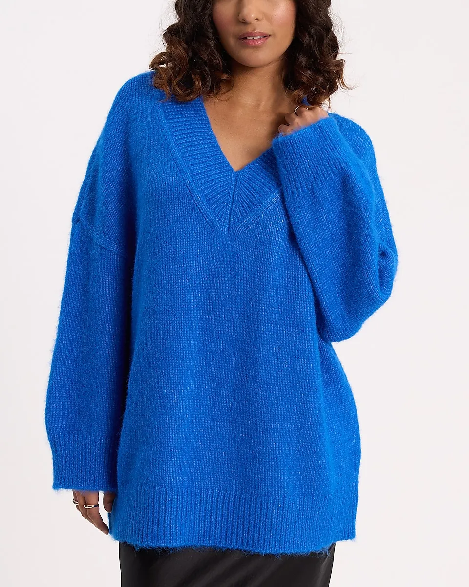 V-Neck Oversized Sweater