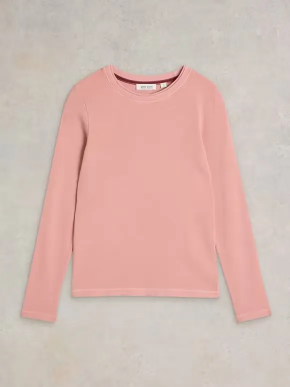 SADIE LONG SLEEVE RIB TEE