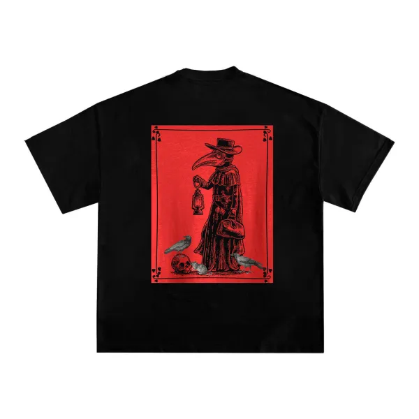Plague Doctor Printed Men's T-shirt