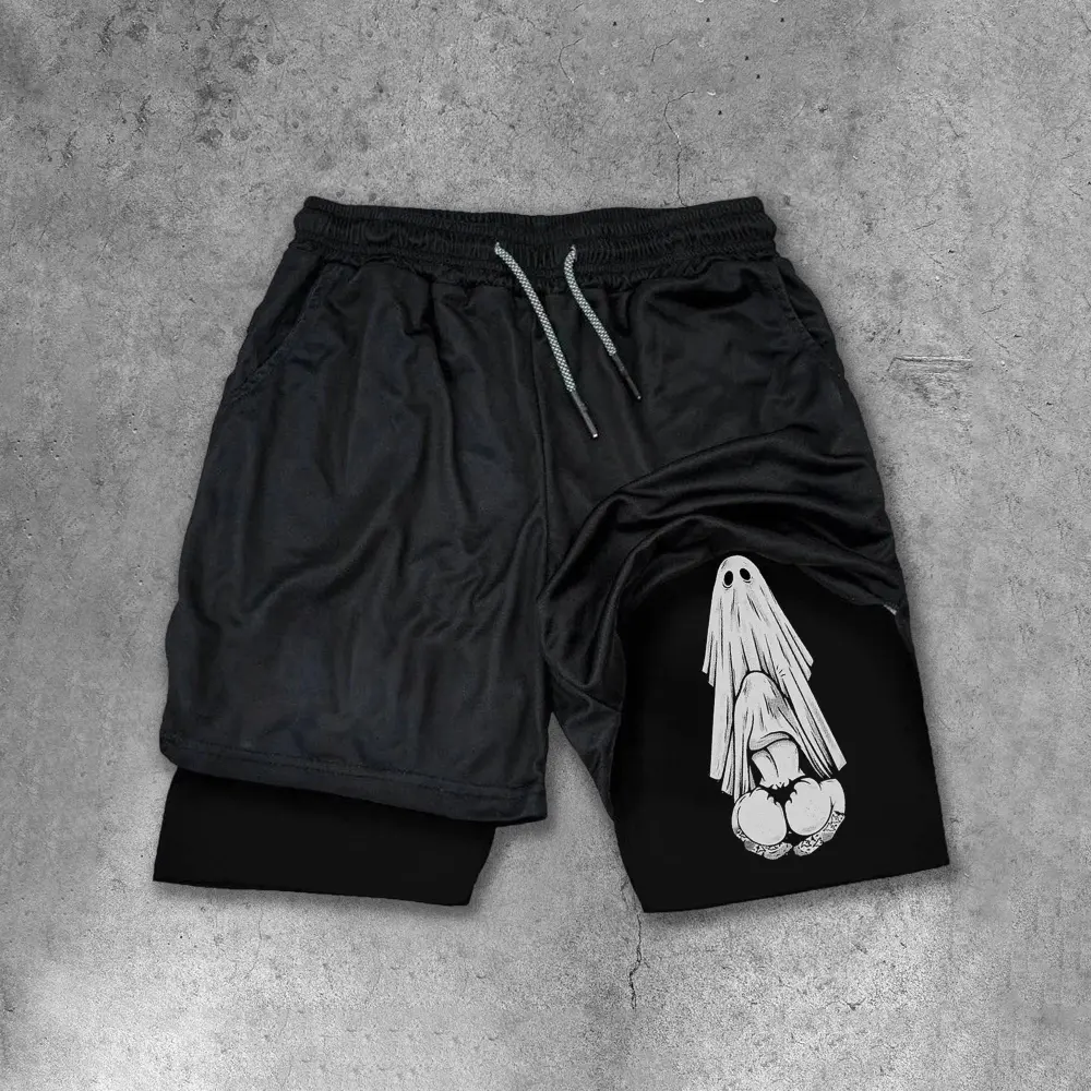 Hide From My Crotch Printed Men's Shorts